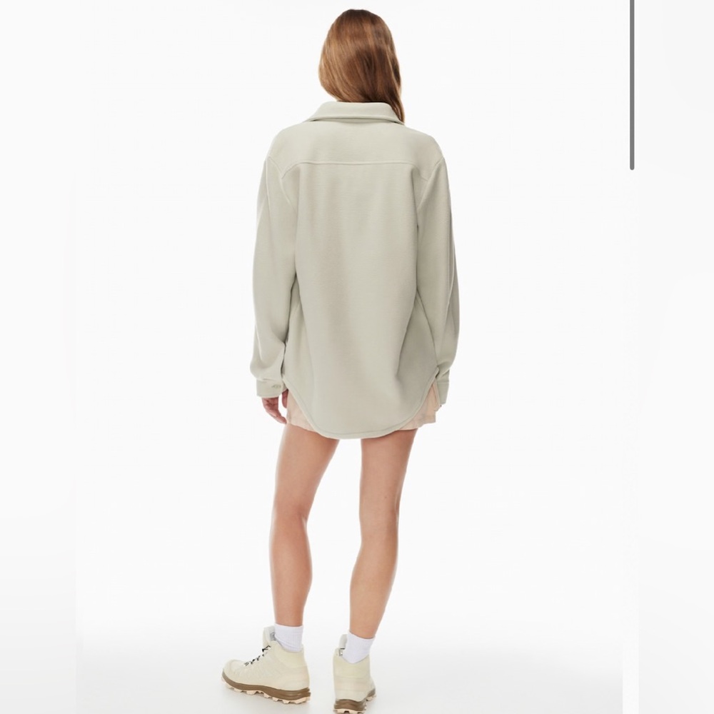Aritzia TNA Polar Shirt Jacket Button Up Utility Long Sleeve Top - Picture 3 of 6